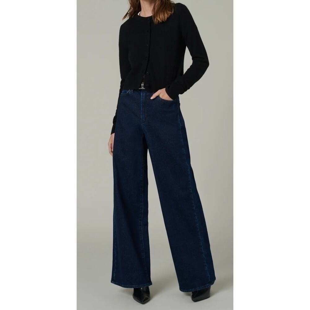 Joes Jeans High Rise Wide Leg Dark Wash Denim Jeans NWT